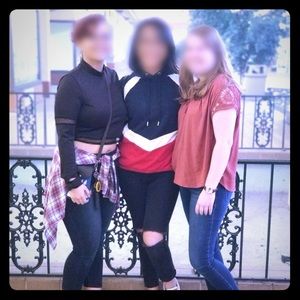 Women’s Jasmine sportswear XL black crop top